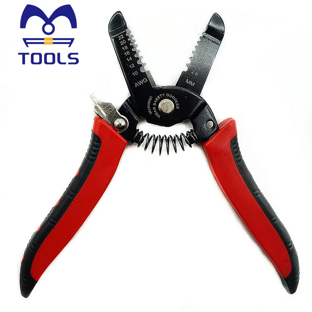 

Crimper tool Multi-Tool Wire Stripper Portable Professional, for Electrical Work 10-22 AWG Heavy Duty Cable Stripping Pliers