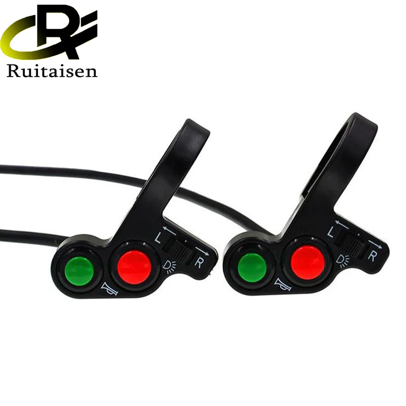 Прочный переключатель на руль мотоцикла электрический велосипед скутер рожок