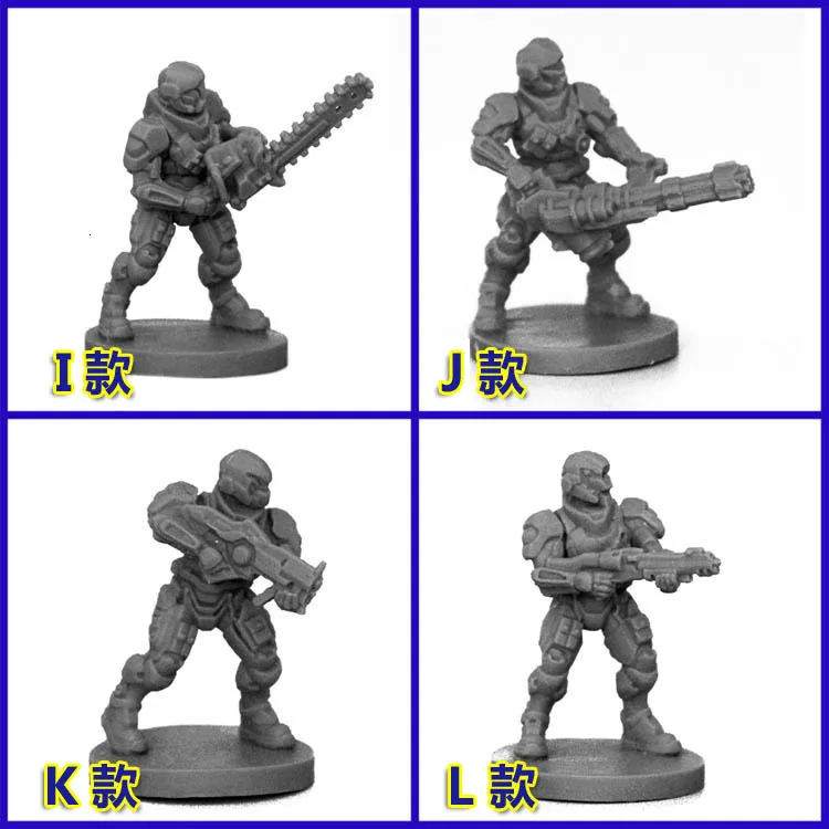 Настольная игра с литьем под давлением модель научной фантастики запчасти