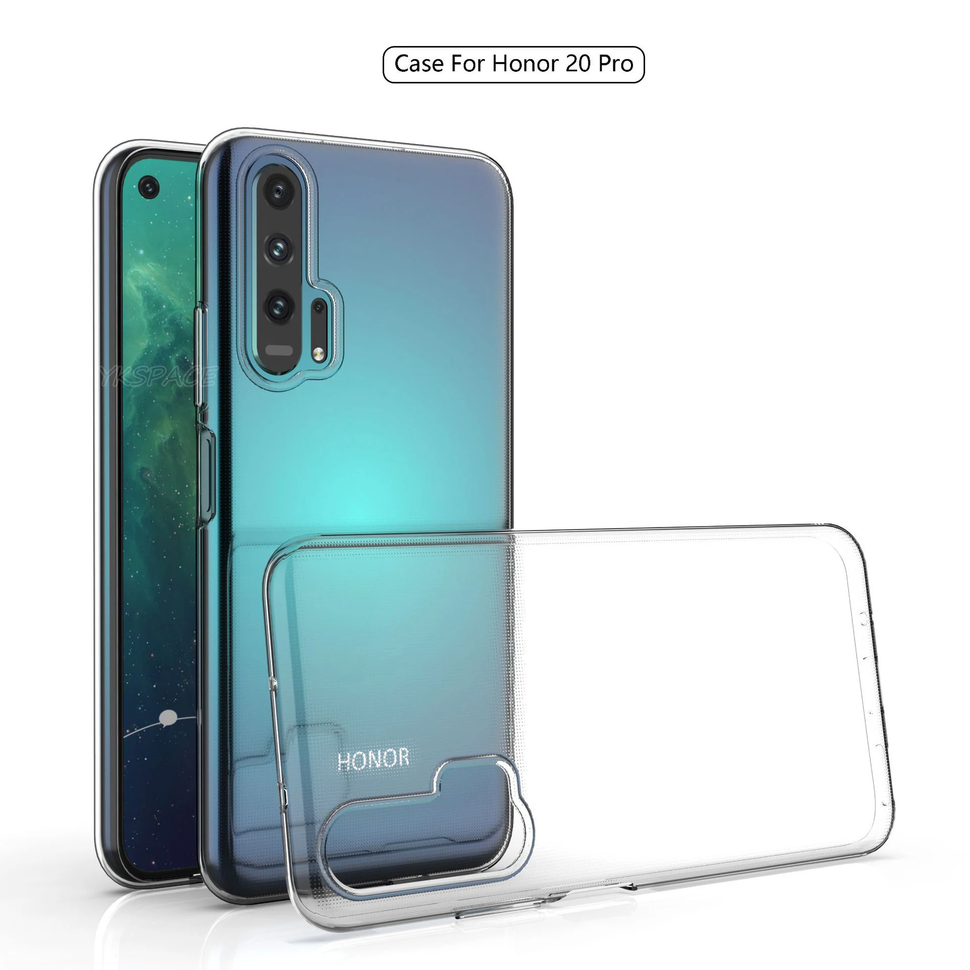 Ultra Thin Transparent Silicone Phone Case For Huawei Honor 10 20 30 Pro Lite 9i 10i 20i V9 Play V10 V20 V30 V40 Soft TPU Cover | Мобильные