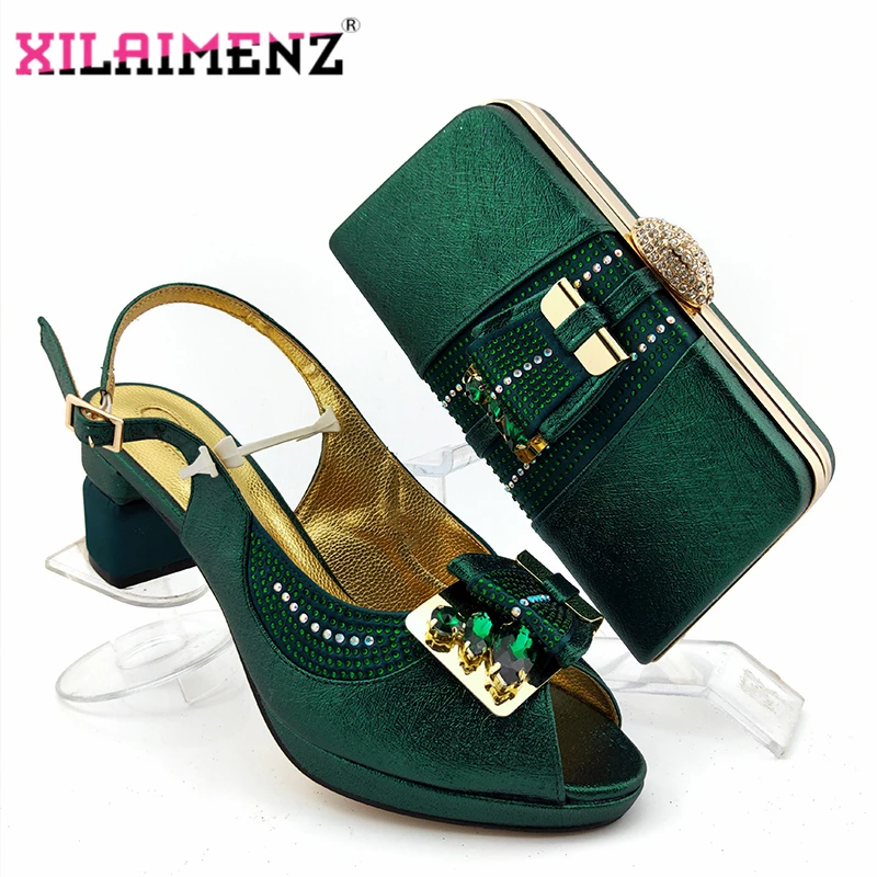 Лето 2020 новый дизайн итальянский комплект из обуви и сумки в африканском стиле