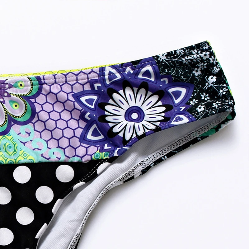 2019 бандажный купальник с низкой талией танкини для женщин летний женский принтом