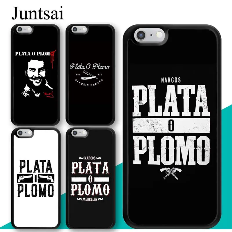 Plata O Plomo Narcos Pablo Escobar чехол для iphone 11 12 Pro Max mini XR XS MAX X 5S SE 2020 6S 7 8 Plus чехол|Бамперы| |