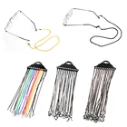 12 шт Многоцветный шнурок для очков нейлон работа очки для чтения шнур шеи ремень, очки с оправой держатель аксессуары для глаз, солнцезащитные очки