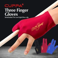 cuppa gloves billiards gloves lycra imported thick fabric non slip left 3 colors pool glove snooker glove billiards accessories