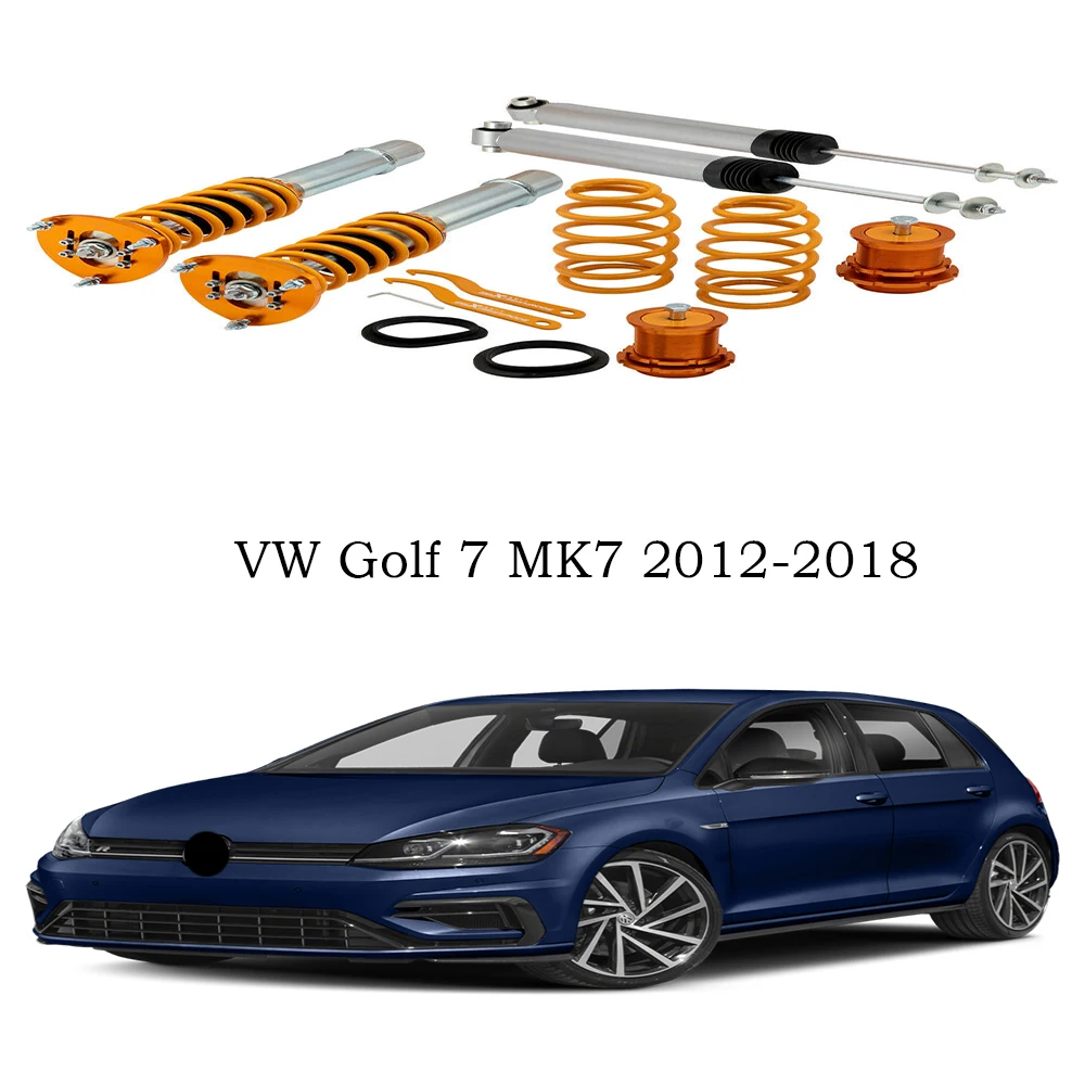 

24-сторонний регулируемый амортизатор Coilover для VW Golf 7 MK7 2012-2018-амортизаторы