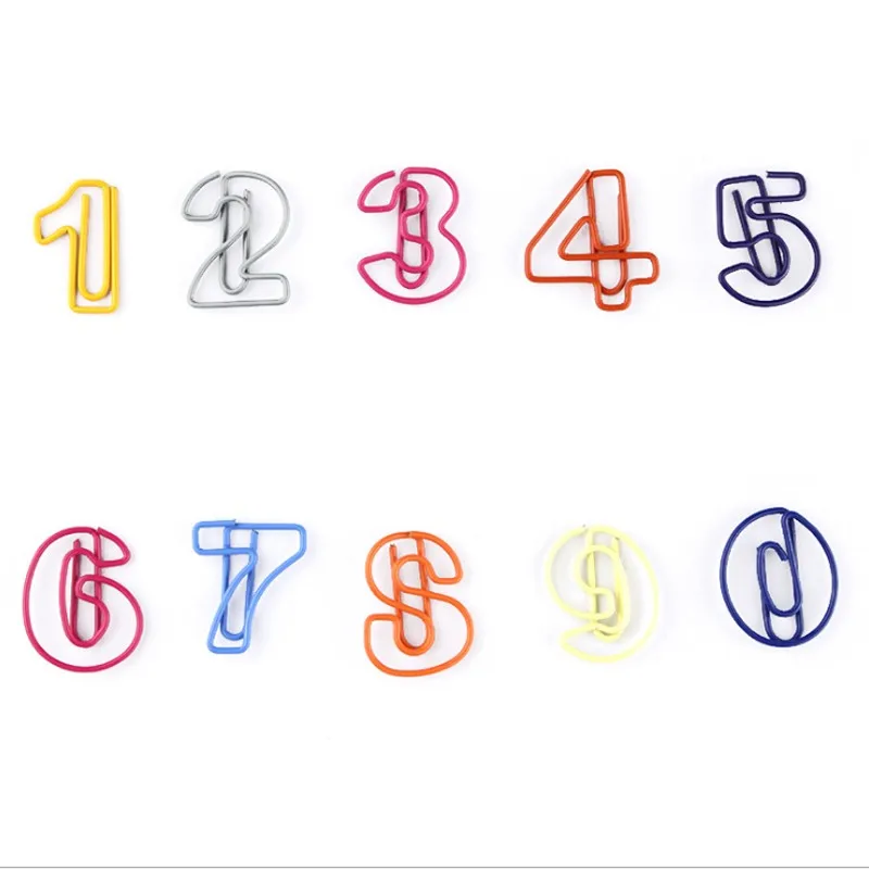 

Free Shipping 500pcs/lot digital student school office supplies stationery note paper clip storage DIY handmade