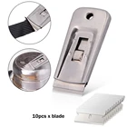 EHDIS металлическая бритвенное лезвие скребка очищающее средство для Керамика Стекло наклейки Dirt Стикеры жидкость для снятия цветные плёнки на окна Виниловая пленка для оклеивания автомобилей, Обёрточная бумага Ракель