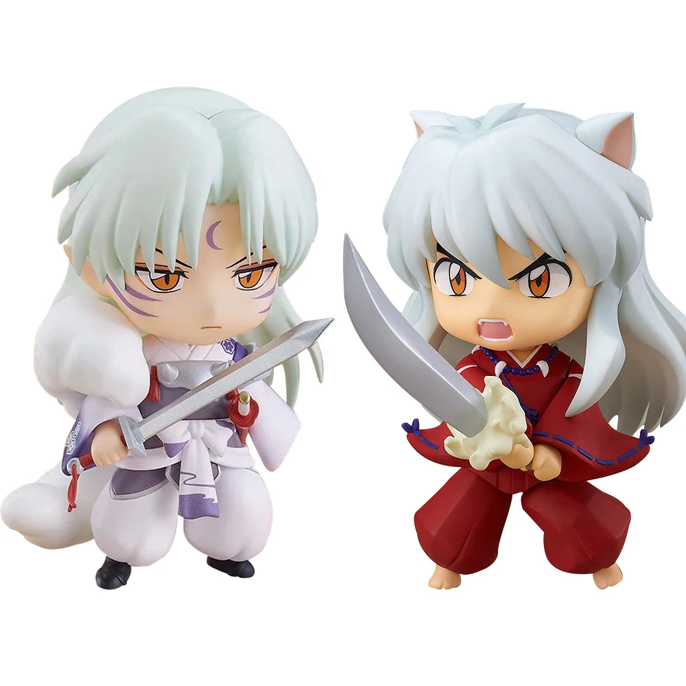 

10CM Q Version Inuyasha 1300 /1514 Action Figure PVC Collection Model toys brinquedos for christmas gift