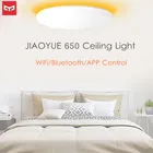 Yeelight JIAOYUE 650 умный светодиодный потолочный светильник WiFi Bluetooth управление Mijia APP дистанционное управление RGB окружающее освещение