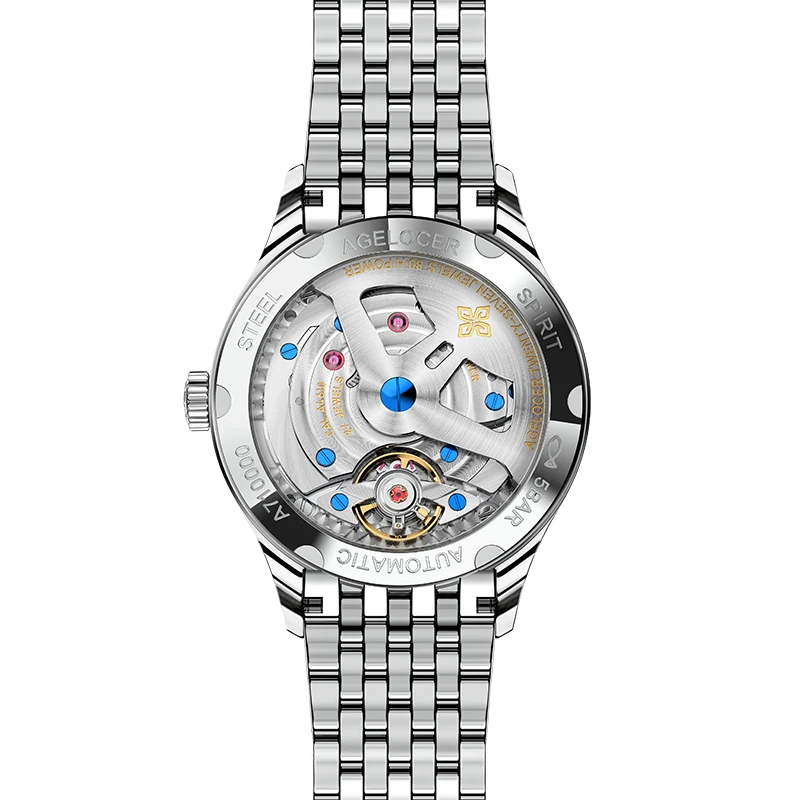 Роскошные мужские автоматические часы с автозаводом новые классические AGELOCER