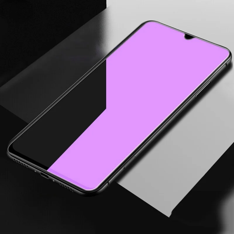 Защитное стекло для Xiaomi Redmi Note 7 8 9 Pro Max 9S 8T закаленное с защитой от синего