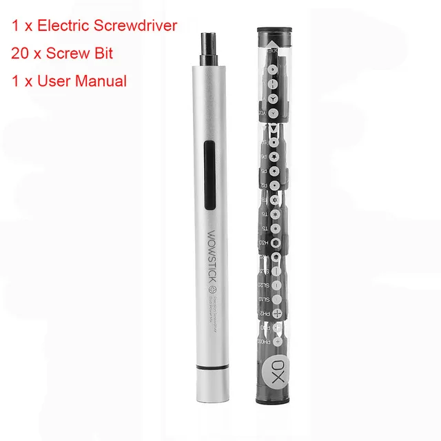 model 2 XIAOMI Wowstick 1F Pro мини электрическая отвертка перезаряжаемый беспроводной шуруповерт с светодиодный светильник литиевая батарея - Цвет: model 2
