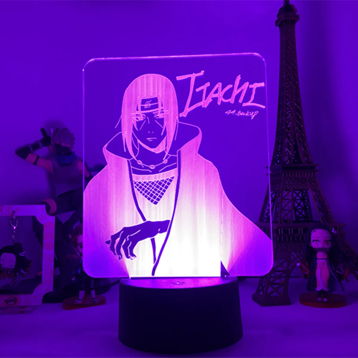 

Akatsuki Itachi 3D Anime Figure Led RGB Illusion Night Lights Birthday Gifts Lava Lamps Manga Peripheral Decor Night Room