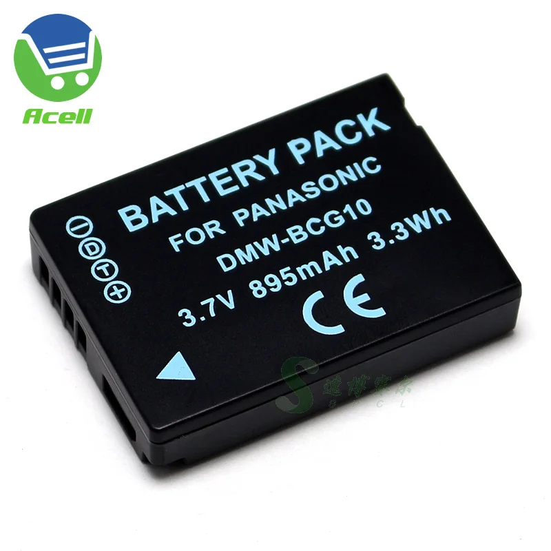 DMW BCG10E Аккумулятор для Panasonic BCG10PP ZS15 ZS19 ZS20 ZS25 TZ30 TZ35 TZ22 TZ20 ZX1 ZX3 ZS8 ZS7 ZS6 3D1 TZ8