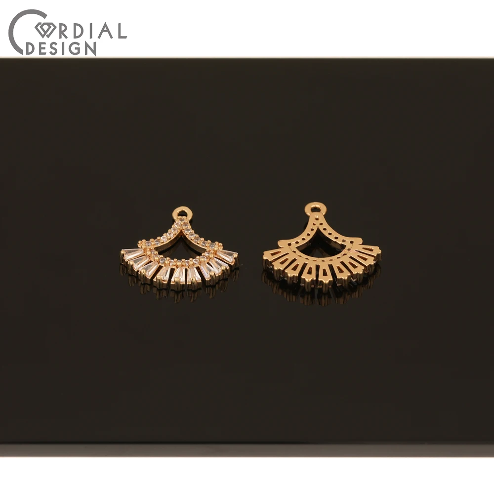 

Cordial Design 30Pcs 19*19MM CZ Pendant/Earrings Making/Jewelry Accessories/Hand Made/DIY Charms/Jewelry Findings & Components