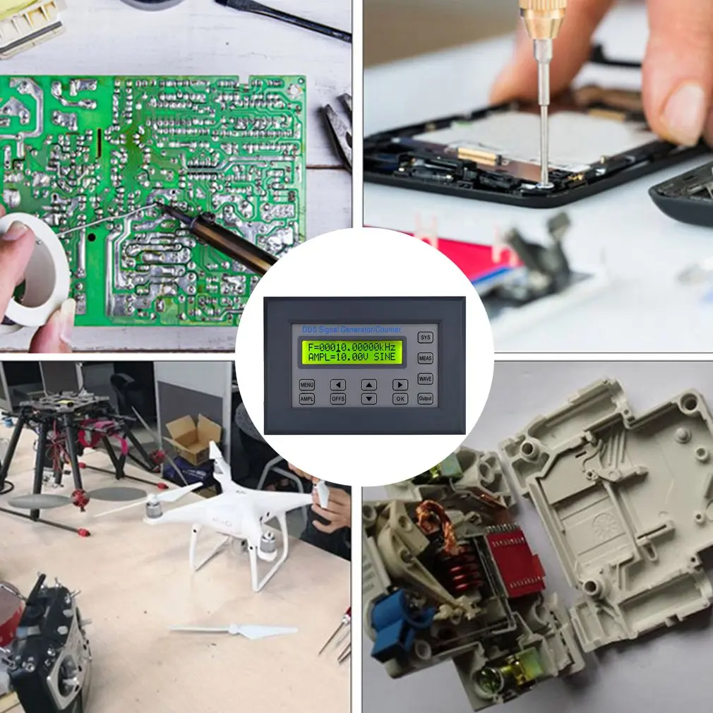 

SGP3015DDS Function Signal Generator With Adapter US Plug High Signal Stability Powerful Sweep Function