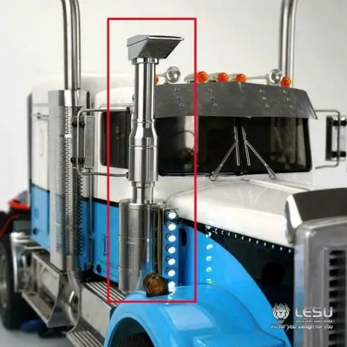 LESU Металлический воздушный фильтр светодиодный дневной свет 1/14 RC DIY Tmy King Hauler тягач TH15078