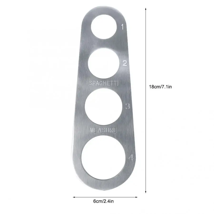1 шт. линейка для макаронных изделий из нержавеющей стали|Дозатор спагетти| |