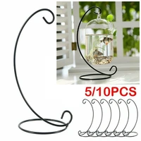 23cm 510pcs iron stand christmas bauble hanging bauble holder stand tree plant light flower basket display stand xmas gift