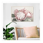 Красивые цветы Protea King, искусство на стену, картина, галерея, картины для гостиной, спальни, домашний декор