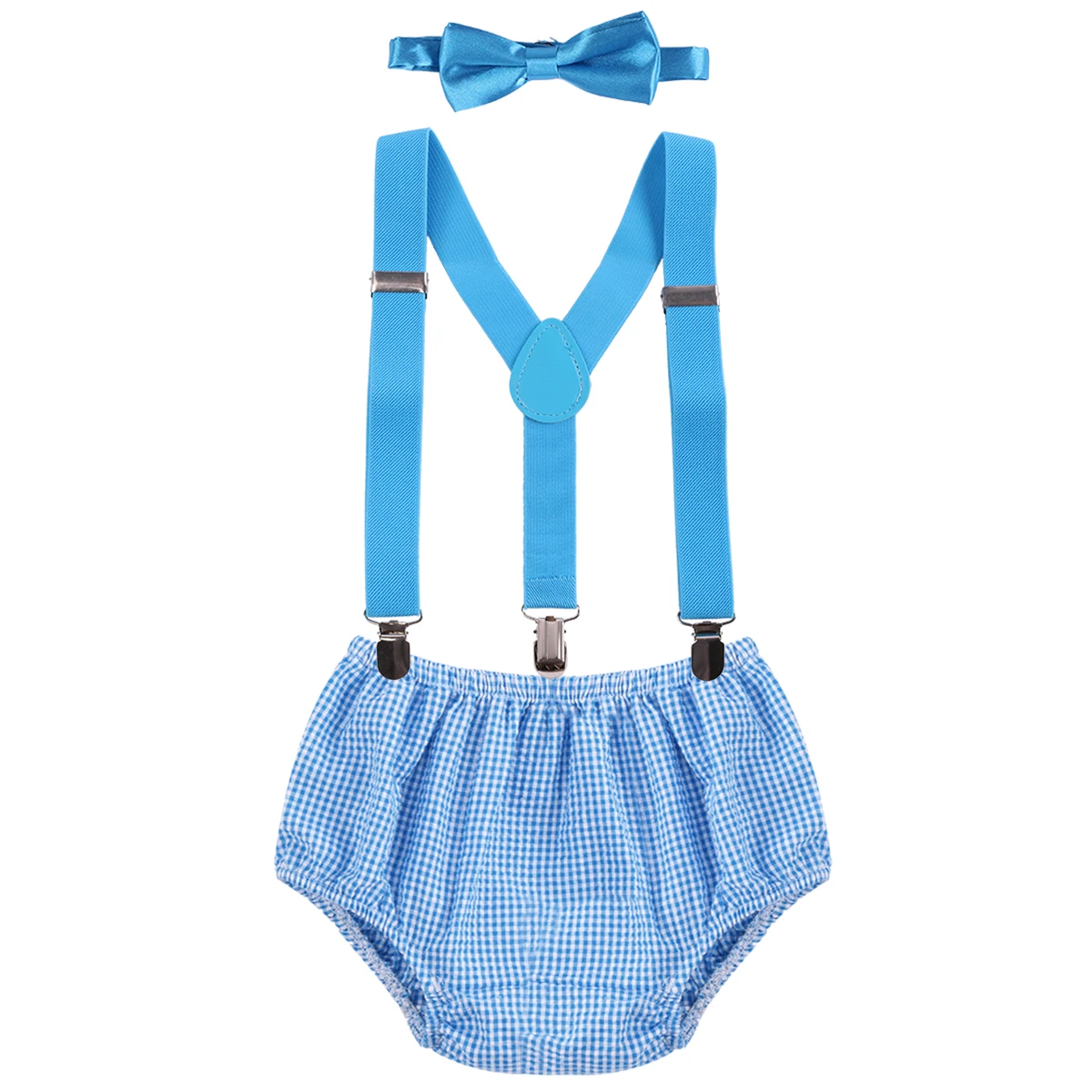 Cake Smash Outfits for Baby Boys and Girls Birthday Party Suspenders Pants Cute Clothes Photo Shoot Costumes | Детская одежда и