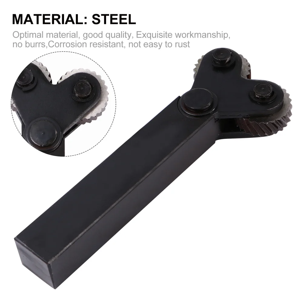 

Practical Pivot Head Knurling Tool Knurls for Lathe Tool Holder