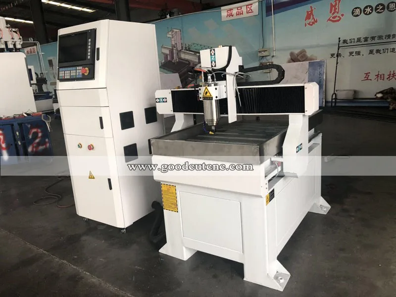 

small 6090 cnc router machine for metal engraving with spray water cooling system