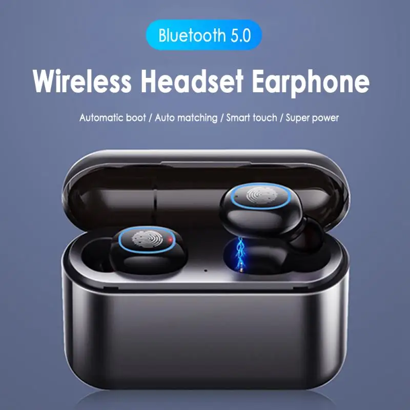 Наушники вкладыши TWS с 5 0 Bluetooth Беспроводной наушники A2 гарнитура