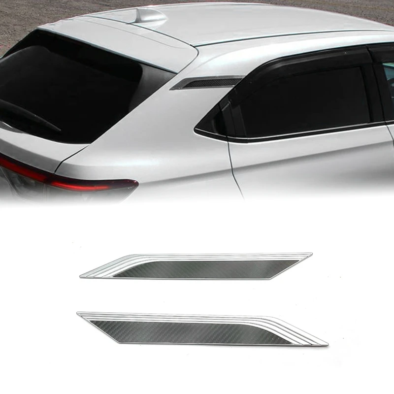 

Exterior Chrome C Pillar Rear Side Window Panel Cover Trim Garnish for Honda HRV HR-V Vezel 2021 2022 Car Styling