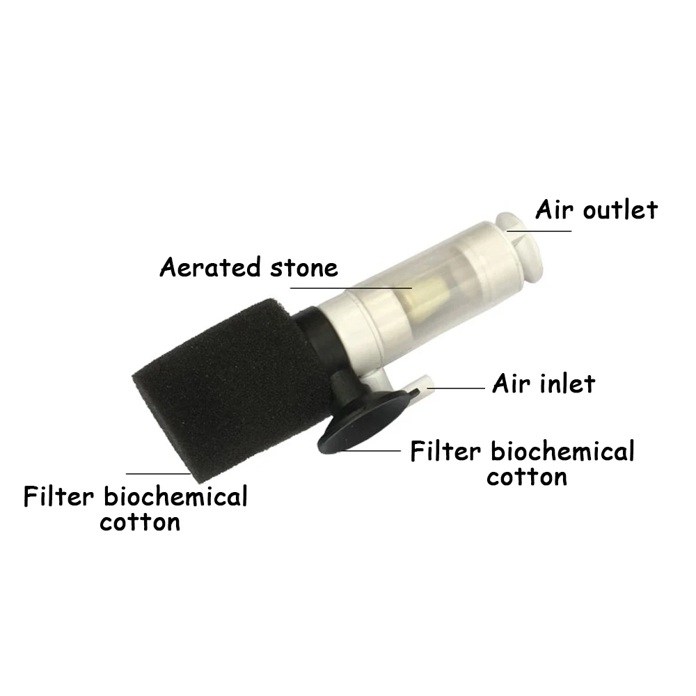 -quiet Aquarium Fish Tank Filter Oxygen Submersible Water Purifier Multi-function 220V EU Plug #15 | Дом и сад
