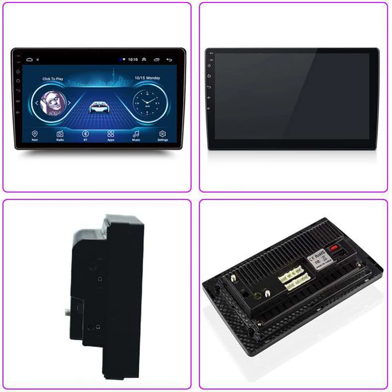 Мультимедийный DVD-проигрыватель для автомобиля Android 10 0 GPS-навигация радио
