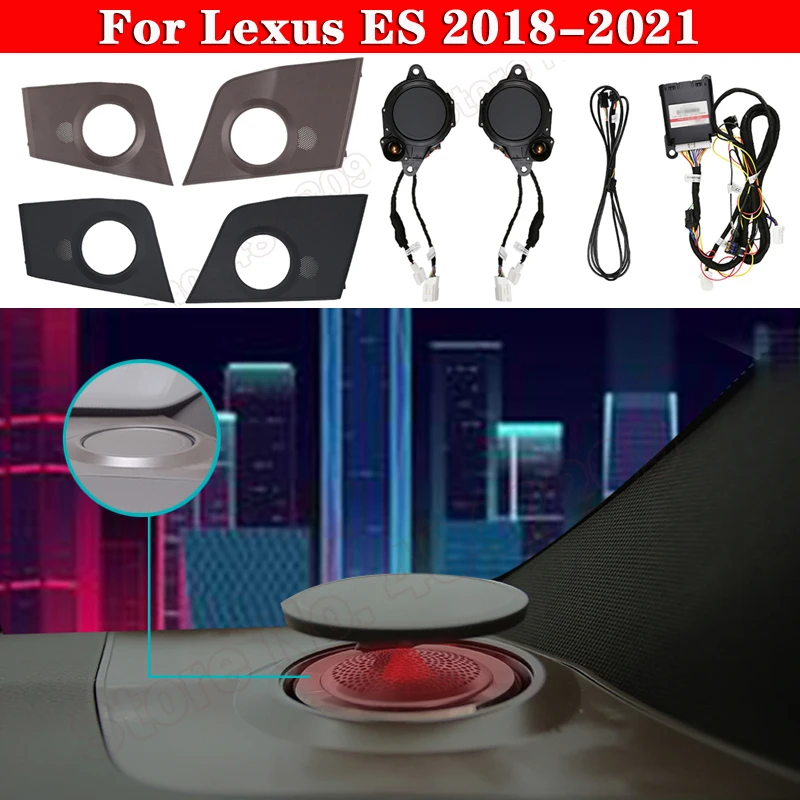 

For Lexus ES 2018-2021 LED interior illuminated Ambient Light Rotating Midrange Treble Lamp Automatic Lift tweeter