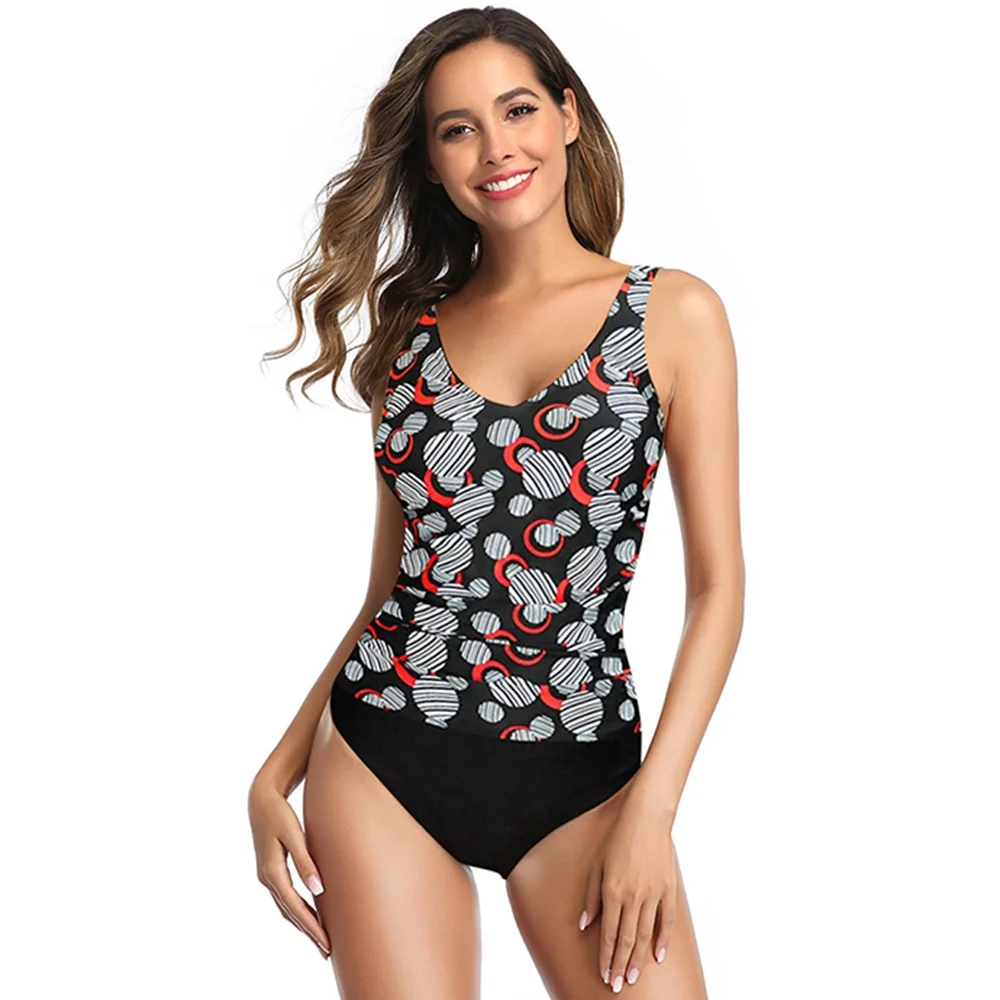 Женский слитный купальник однотонный модель 2021 года | Спорт и развлечения