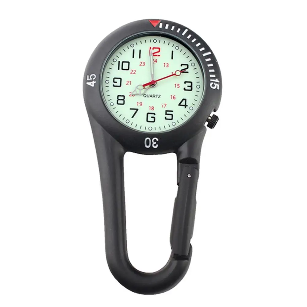 Флуоресцентный циферблат с карабином защитная Пряжка для скалолазания рюкзака