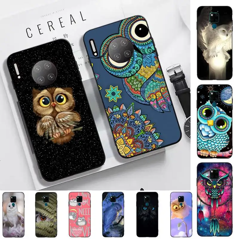 

Yinuoda Owl Bird Phone Case for Huawei Mate 20 10 9 40 30 lite pro X Nova 2 3i 7se