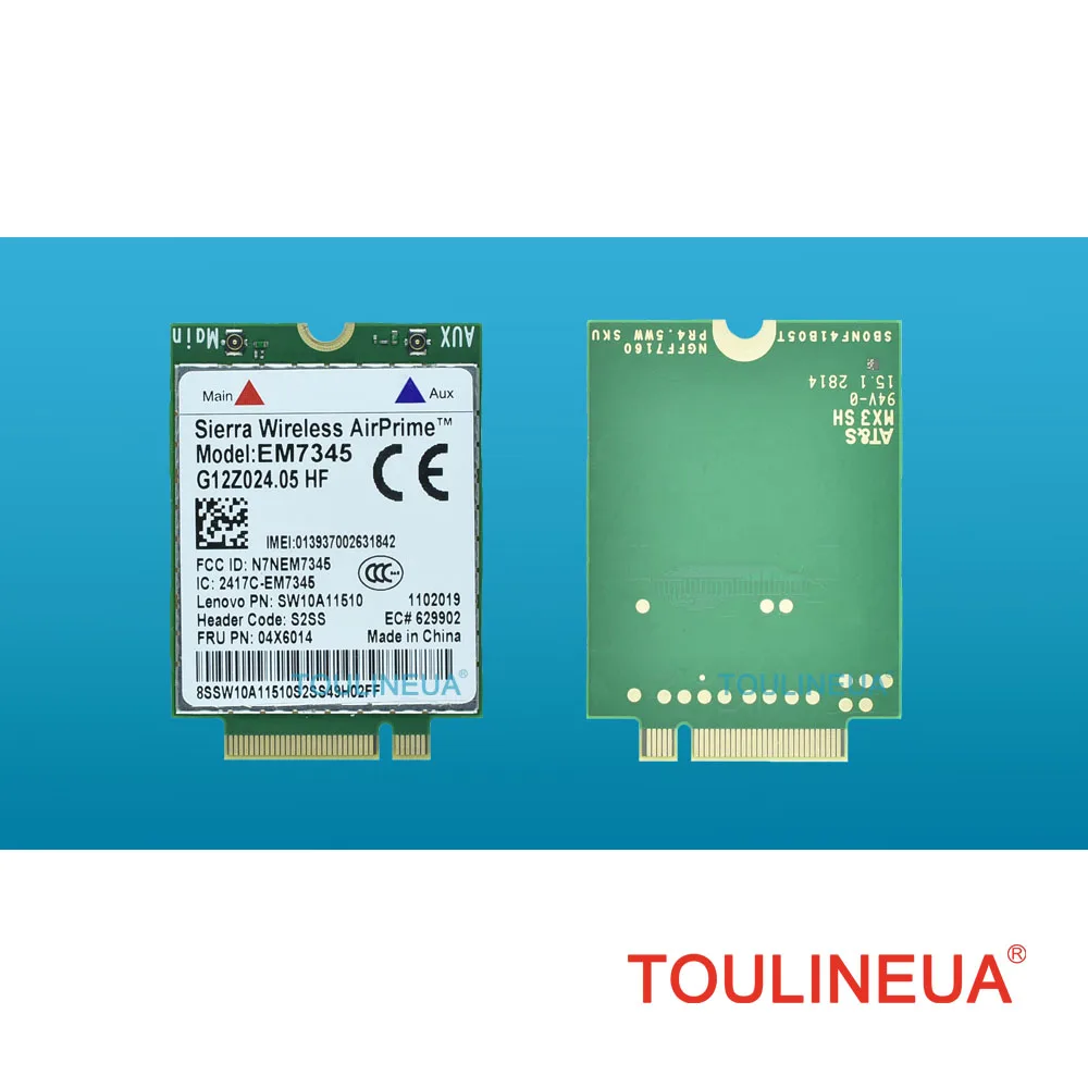 Sierra wireless EM7345 FRU 04X6014 HSPA + LTE NGFF 4G WWAN сетевая карта для thinkpad W540 L540 L440T431S X240 T440|sierra