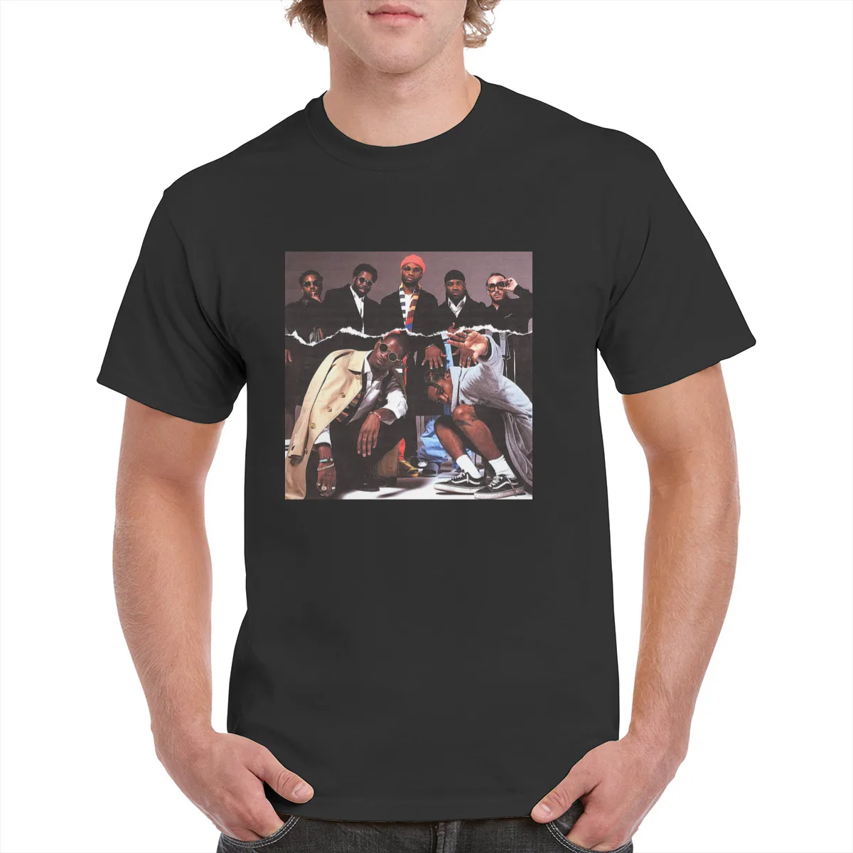 

100% Cotton Tops Female/Man Asap Mob T-Shirt Unisex Asap Rocky Retro Trending Popular 90'S graphics T-Shirt