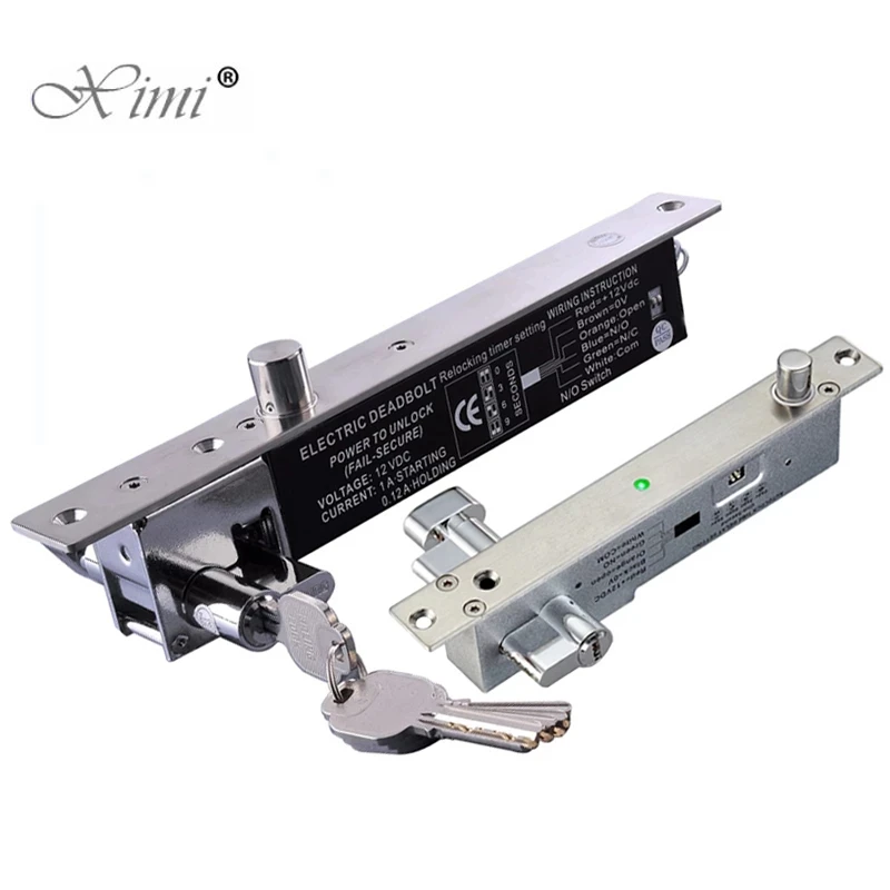 Замок врезной Электрический с магнитным выходом 6 проводов 12 В постоянного тока