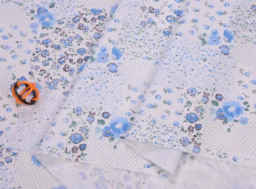 Жёлтый розовый синий цветок хлопок твил сделай сам шитье для детей лоскутное