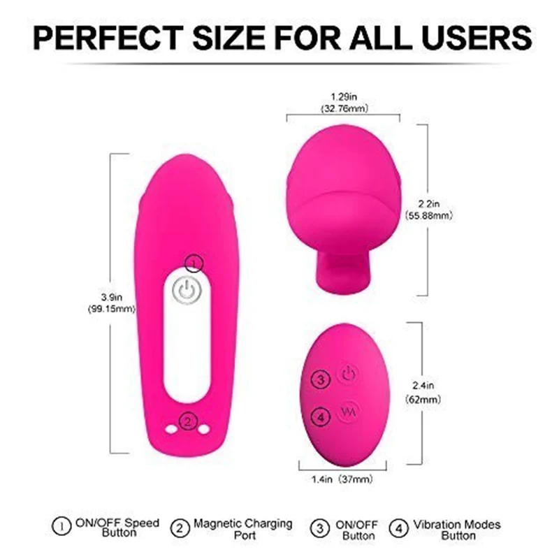 Анальный вибратор для клитора точки G с тихим двойным мотором 9 режимов вибрации