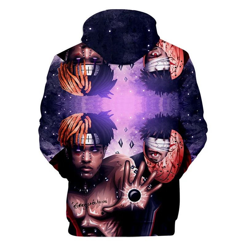 Xxxtentacion толстовки стильные мужские брендовые модные толстовки образец 3D принт осенние пуловеры с длинными рукавами в стиле хип-хоп Большие размеры