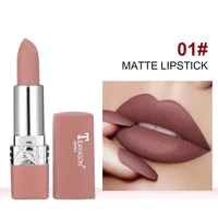 teayason 1 pc 12 colors lipstick waterproof velvet matte lipsticks non stick cup moisturize lips makeup cosmetic hot sale tslm1