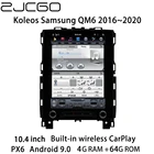 Автомобильный мультимедийный плеер ZJCGO, стерео, GPS, радио, навигация, Android, экран для Renault Koleos 2, Samsung QM6 2016, 2017, 2018, 2019, 2020