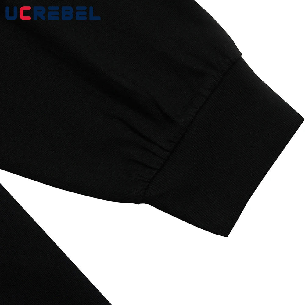 

Landscape Print Long Sleeve T-shirt Mens Streetwear Crew Neck Cotton Tee Casual Loose T Shirt Men