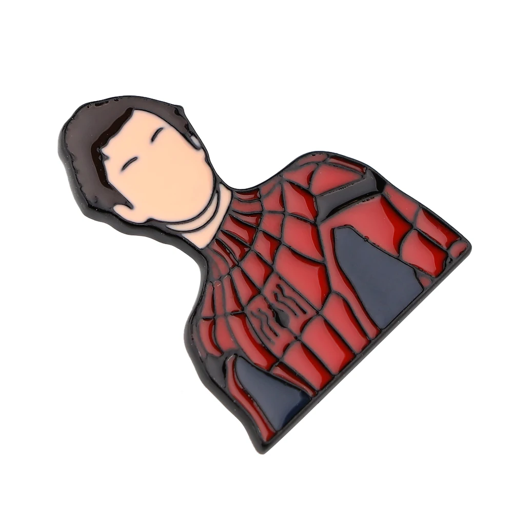 Значки в стиле аниме Человек-паук с эмалью | Украшения и аксессуары