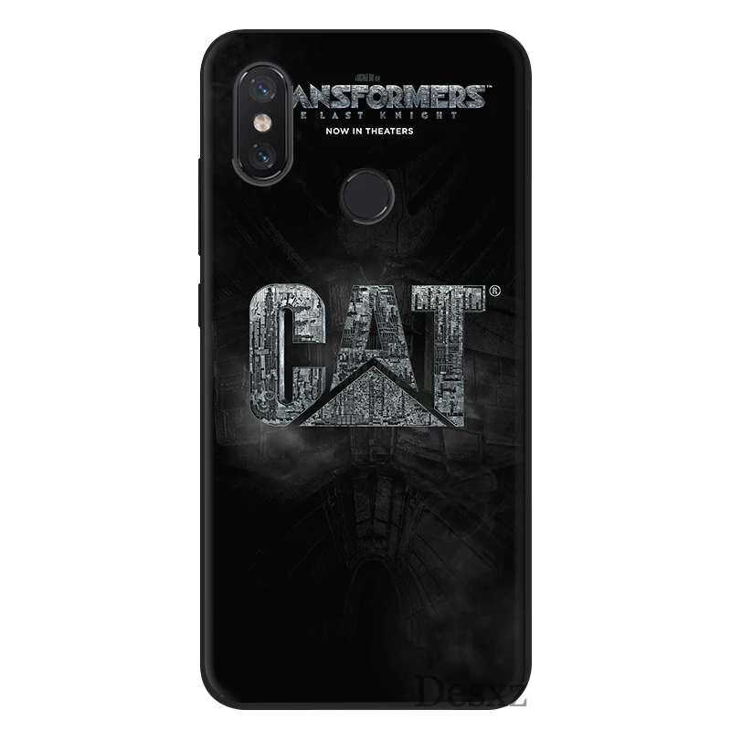 Телефонный чехол TPU для Xiaomi Mi 6 8 A1 A2 A3 9T 5X 6X Lite Pro CC9E CC9 MAX 3 9 SE с логотипом Caterpillar и милым рисунком.
