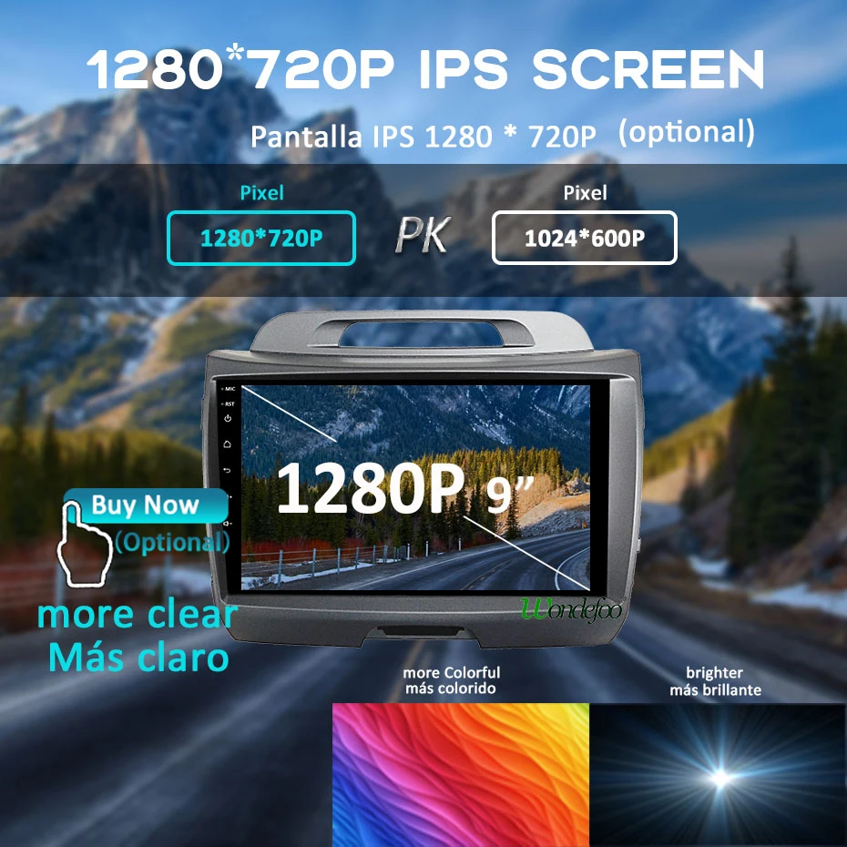 Android 9,0 1280*720P Carplay 4G 64G gps для Kia Sportage 3 4 SL 2010 2011 2012 2013 мультимедийное радио без DVD блока