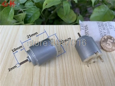 Brand new Mabuchi 140 micro DC motor RE-140RA-18100 1.5V-3V 21*25mm toy/small fan | Обустройство дома