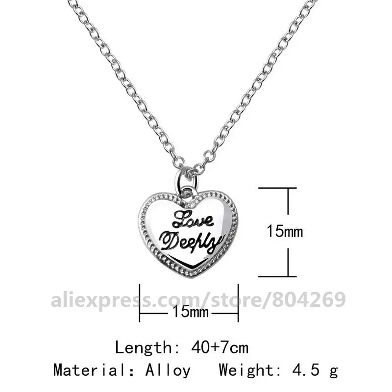 

Элегантное женское ожерелье с подвеской в форме сердца, высококачественное модное женское ожерелье из сплава, классическое дизайнерское ж...